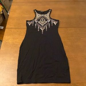 Women’s black express tank dress
